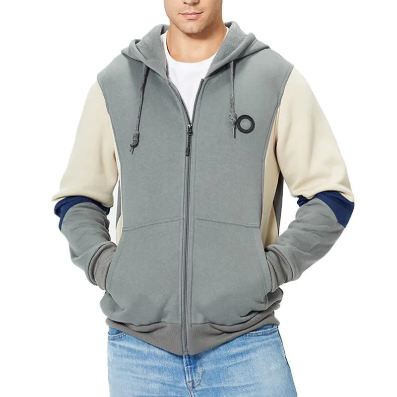 Men's Vintage Loose Colorblock Hoodie Jacket 67889220Y sold by Manly