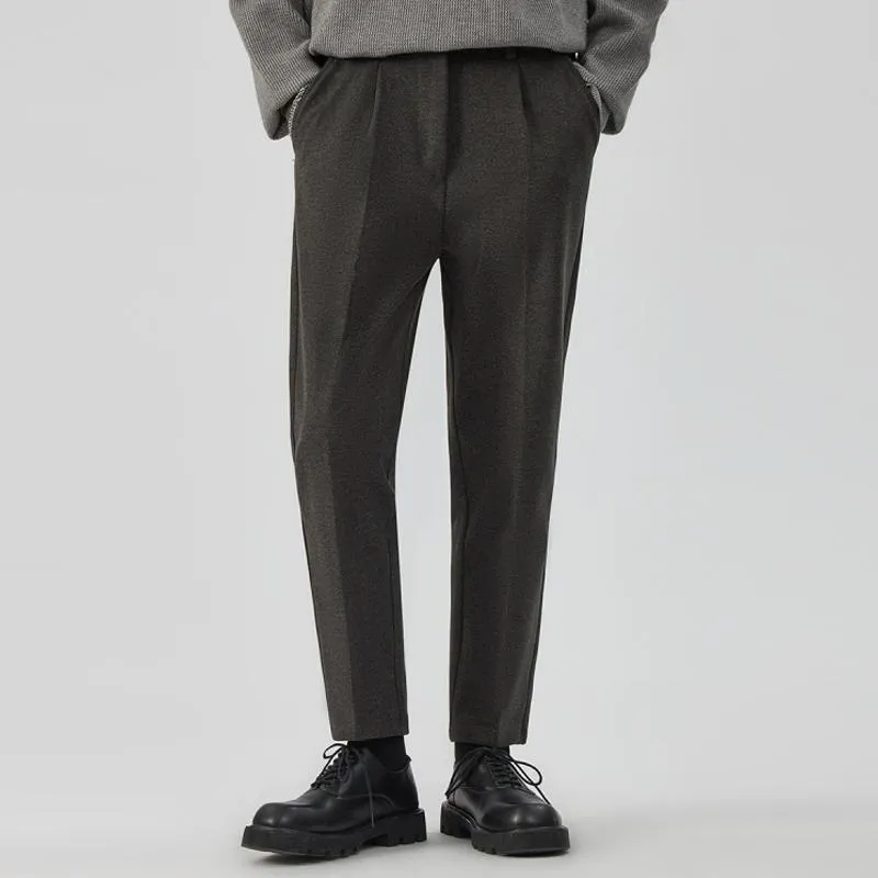 Men's Woolen Thickened Cone-shaped Business Casual Slim-fit Pants 82649616Z sold by Manly product image thumbnail 2