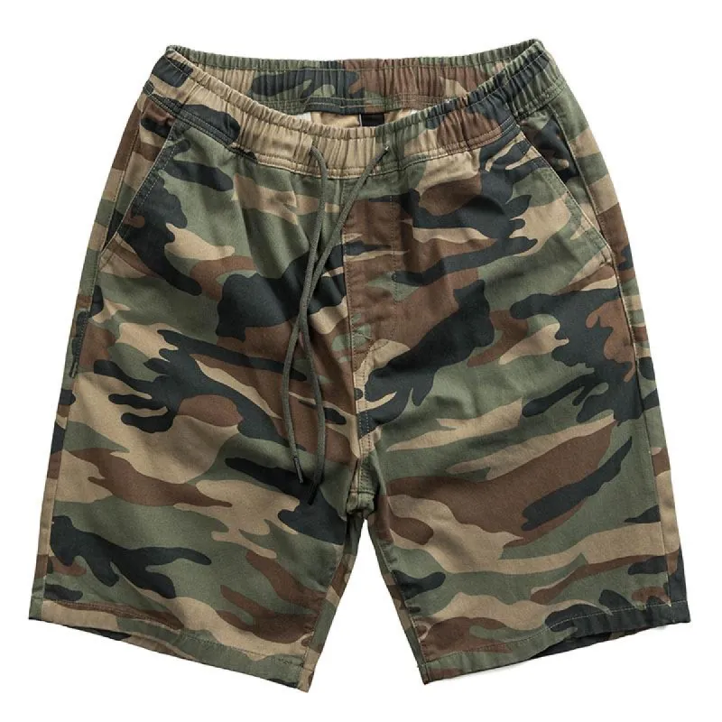 Men's Camouflage Straight Elastic Waist Cargo Shorts 56931786Z sold by Manly