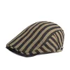 Men's Retro Thin Breathable Stripe Hat 23806389X sold by Manly