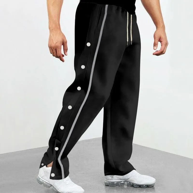 Men's Casual Elastic Waist Buttoned Loose Sports Pants 67791724M sold by Manly product image thumbnail 5