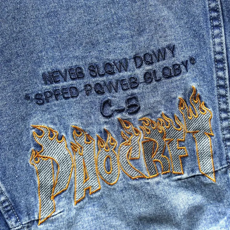 Men's Vintage Lapel Single Breasted Slim Denim Jacket 00355073M sold by Manly product image thumbnail 3