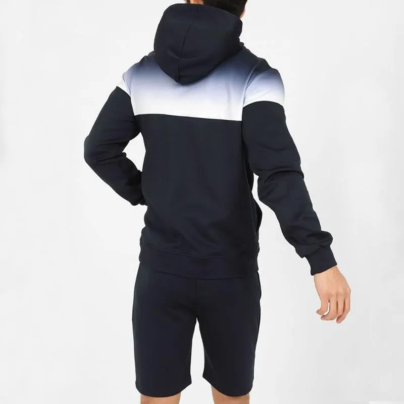 Men's Sports Hooded Gradient Long Sleeve Shorts Set 60210483Y sold by Manly product image thumbnail 2