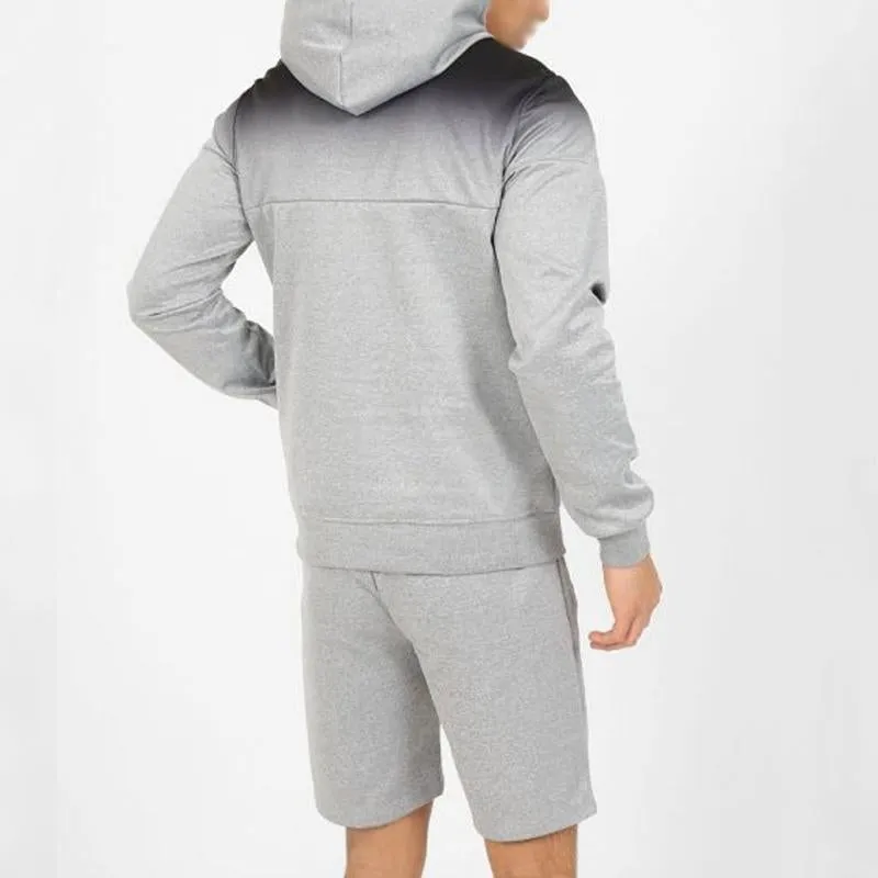 Men's Sports Hooded Gradient Long Sleeve Shorts Set 60210483Y sold by Manly product image thumbnail 4