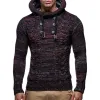 Men's Slim Turtleneck Hooded Pullover Sweater 96655035M sold by Manly