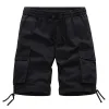 Men's Casual Outdoor Cotton Loose Multi-Pocket Cargo Shorts 73402137M sold by Manly