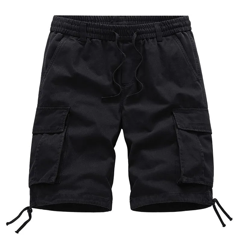 Men's Casual Outdoor Cotton Loose Multi-Pocket Cargo Shorts 73402137M sold by Manly product image thumbnail 2