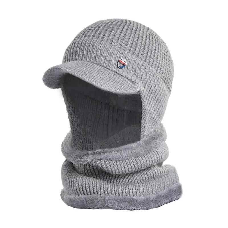 Men's Ear Protector Neck Warm Knit Cap 80451294Y sold by Manly product image thumbnail 3