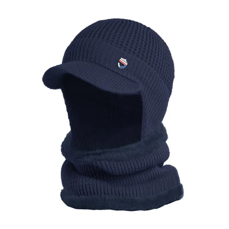 Men's Ear Protector Neck Warm Knit Cap 80451294Y sold by Manly product image thumbnail 4