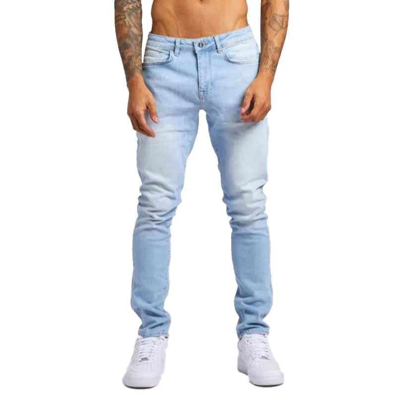 Men's Casual Washed Slim High Waist Jeans 50637960M sold by Manly