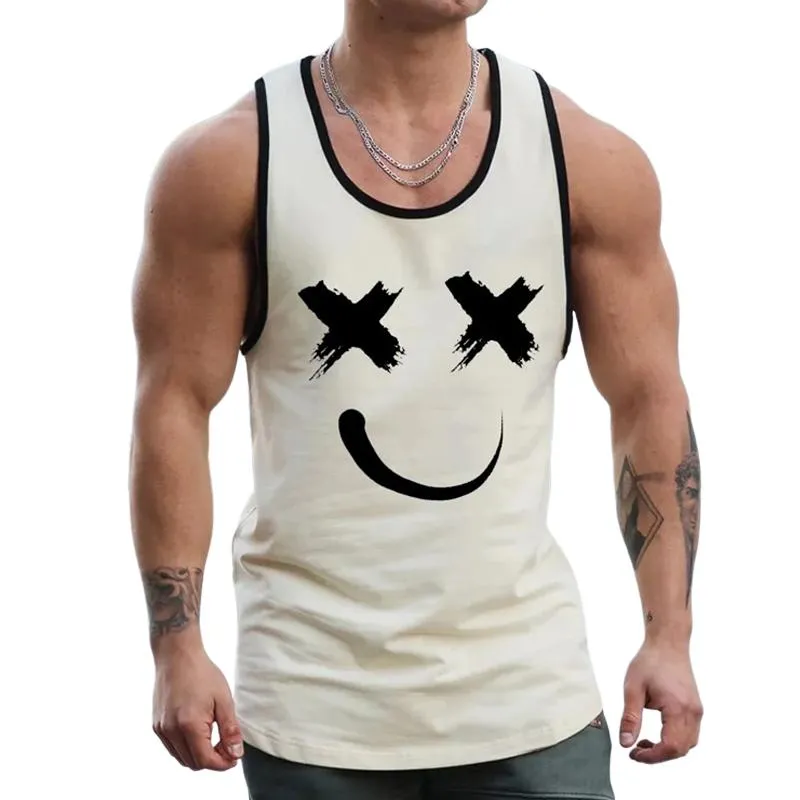 Men's Printed Casual Sports Tank Top 90088185X sold by Manly