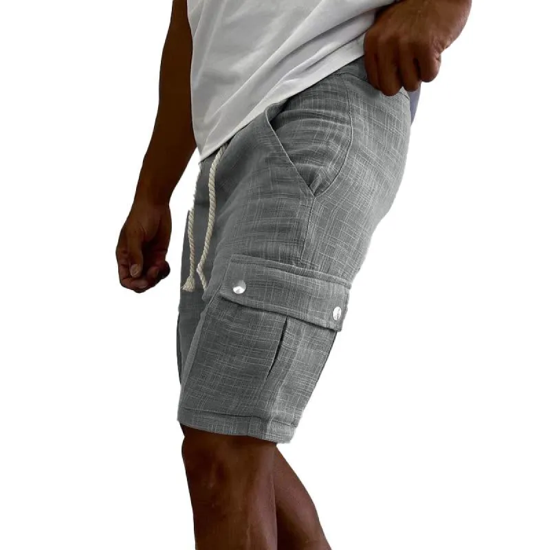 Men's Multi-pocket Cotton Sports Cargo Shorts 62872642X sold by Manly