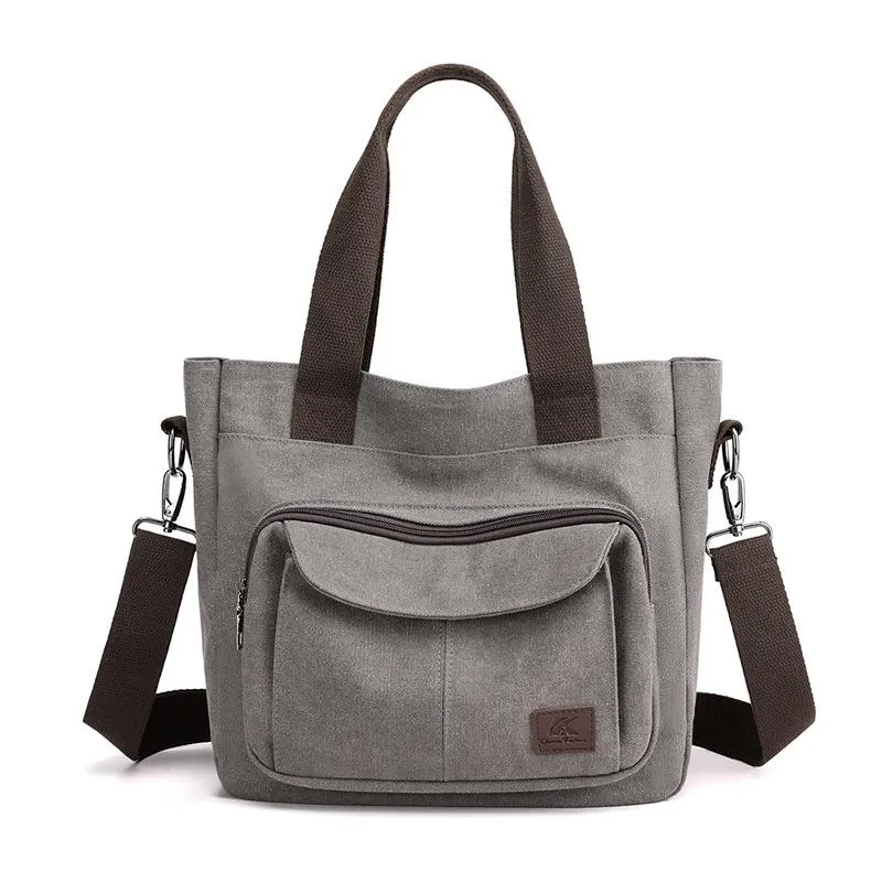 Retro Casual Canvas Bag Shoulder Crossbody Bag 36298813X sold by Manly
