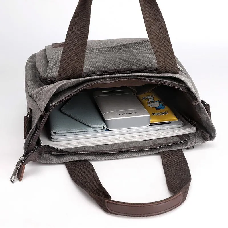 Retro Casual Canvas Bag Shoulder Crossbody Bag 36298813X sold by Manly product image thumbnail 3
