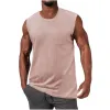 Men's Knitted Vertical Striped Chest Pocket Sleeveless Tank Top 93872839Y sold by Manly