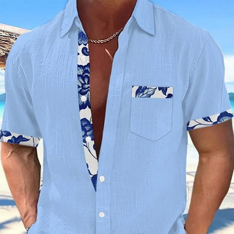 Men's Hawaiian Short Sleeve Print Shirt 80342810X sold by Manly product image thumbnail 2