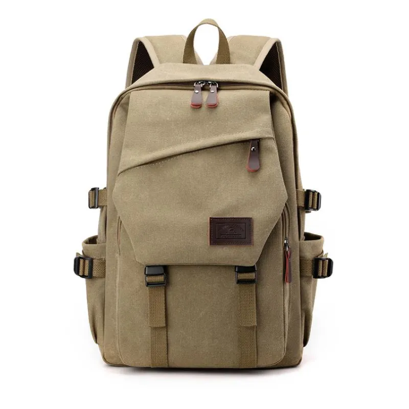 Men's Casual Canvas Multifunctional Backpack 28474514M sold by Manly