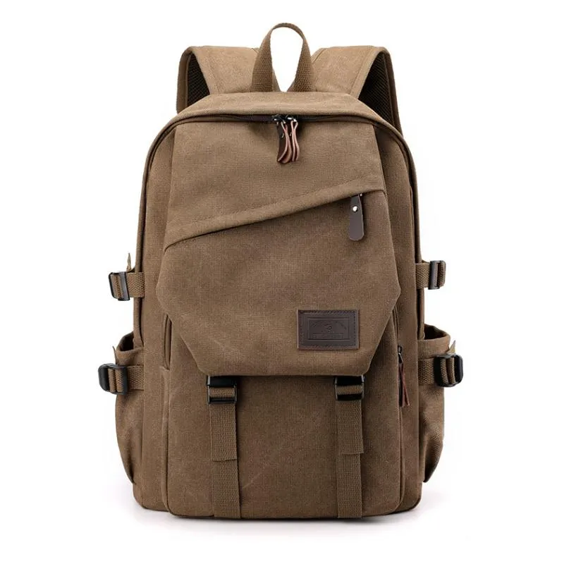 Men's Casual Canvas Multifunctional Backpack 28474514M sold by Manly product image thumbnail 3