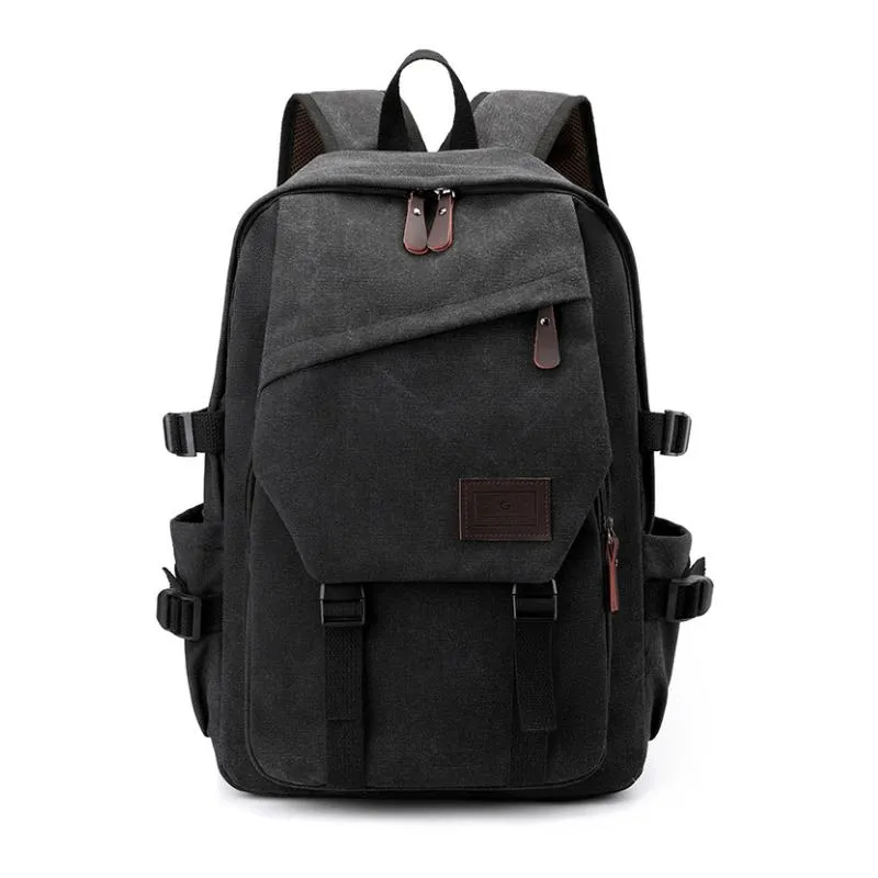 Men's Casual Canvas Multifunctional Backpack 28474514M sold by Manly product image thumbnail 2