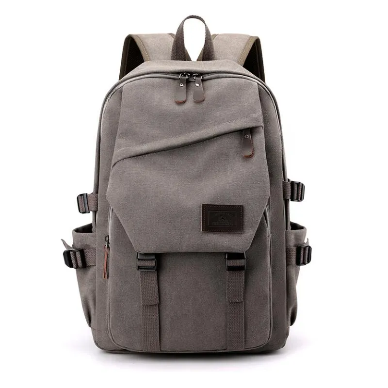 Men's Casual Canvas Multifunctional Backpack 28474514M sold by Manly product image thumbnail 4