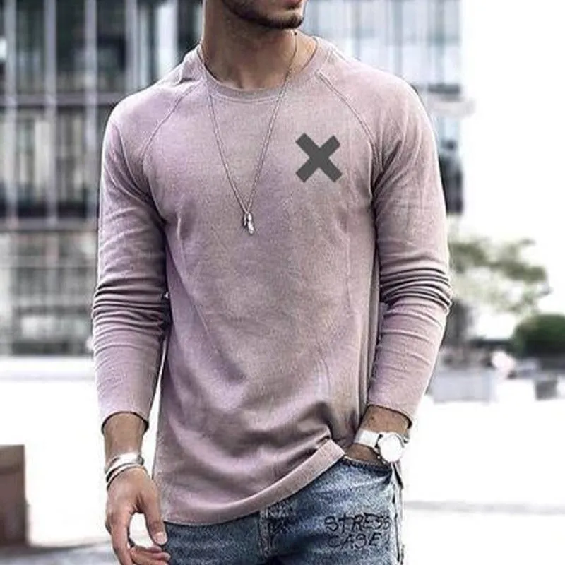 Men's Crew Neck Printed Long Sleeve T-shirt 02249262X sold by Manly product image thumbnail 2