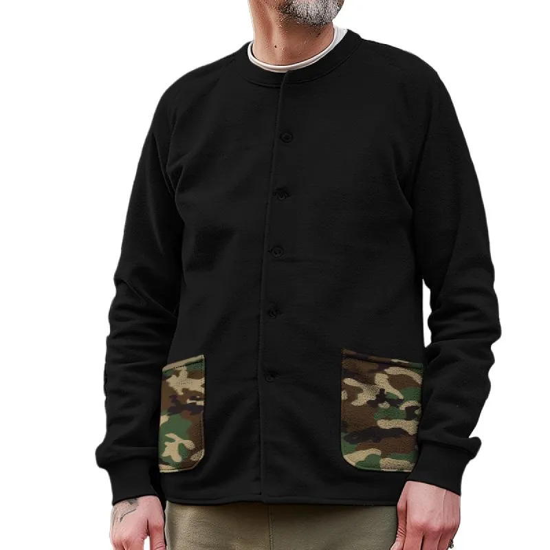 Men's Vintage Camouflage Colorblock Pocket Jacket 05181842TO sold by Manly