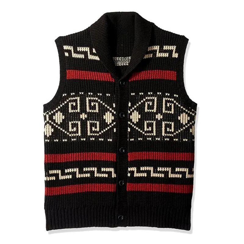 Men's Vintage Casual Knitted Single Breasted Vest 50830278X sold by Manly product image thumbnail 2