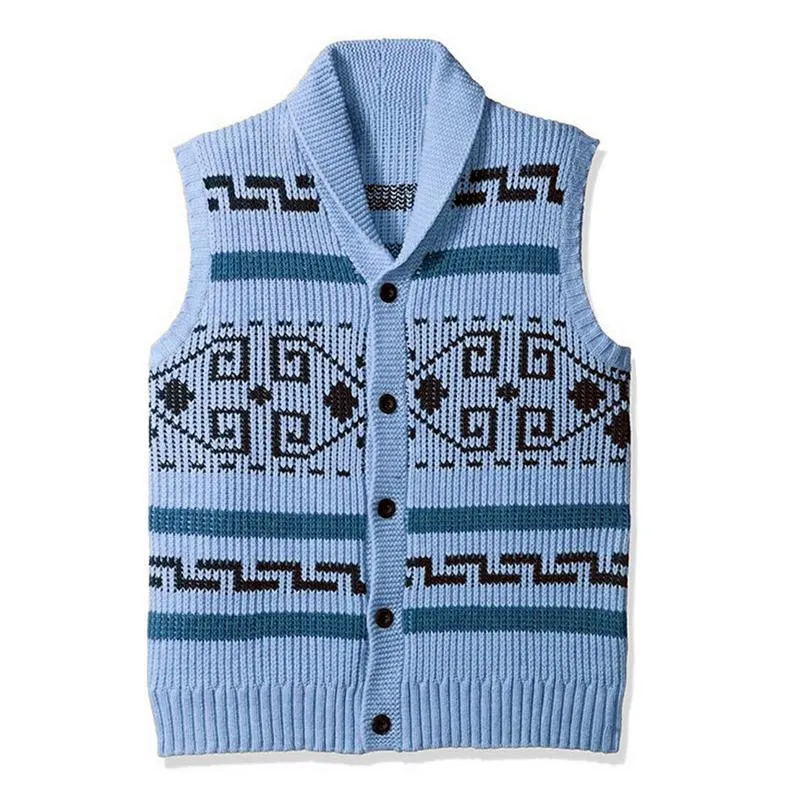 Men's Vintage Casual Knitted Single Breasted Vest 50830278X sold by Manly product image thumbnail 4