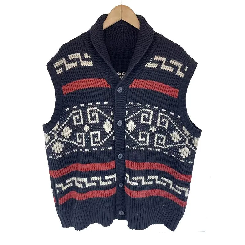 Men's Vintage Casual Knitted Single Breasted Vest 50830278X sold by Manly product image thumbnail 5