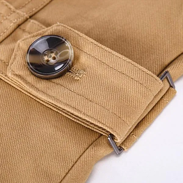 Men's Casual Cotton Lapel Mid Length Jacket 70010867M sold by Manly product image thumbnail 4