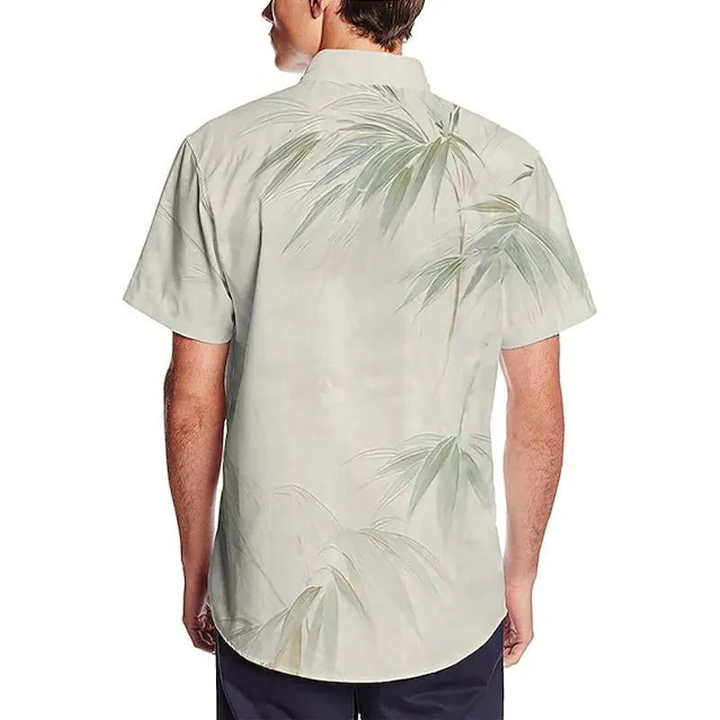 Men's Hawaiian Bamboo Print Short Sleeve Shirt 95953652X sold by Manly product image thumbnail 2
