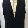 Men's Vintage Cotton and Linen V-Neck Sleeveless Tank Top 87344233Y sold by Manly