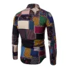 Men's Vintage Ethnic Printed Slim Long Sleeve Shirt 52004520M sold by Manly