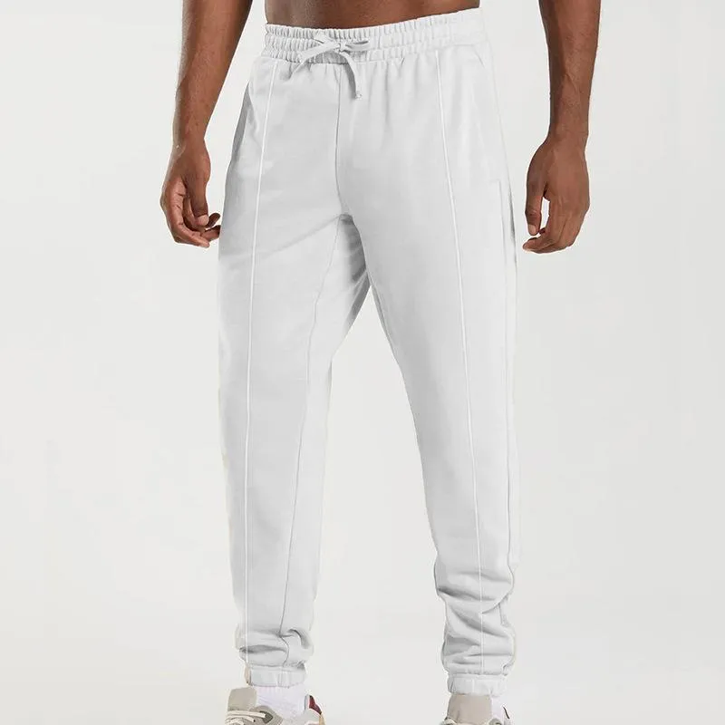 Men's Casual Cotton Blend Elastic Waist Loose Sports Pants 78141954M sold by Manly product image thumbnail 2