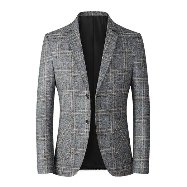 Men's Vintage Plaid Print Blazer 74950119X sold by Manly product image thumbnail 2