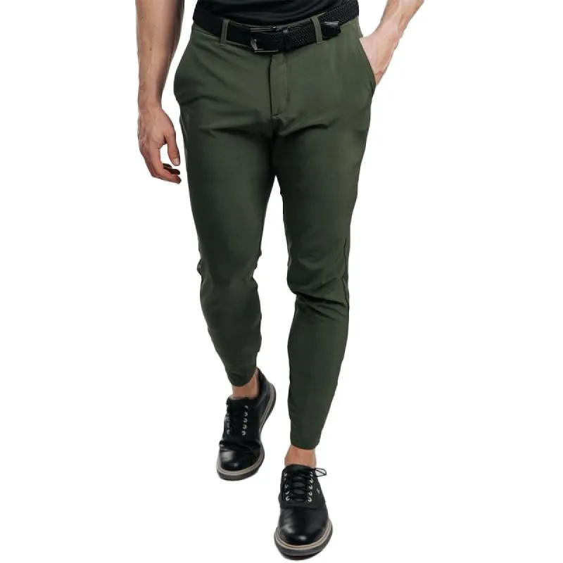 Men's Casual Solid Color Tight Slim Suit Pants (Belt Excluded) 51506652M sold by Manly
