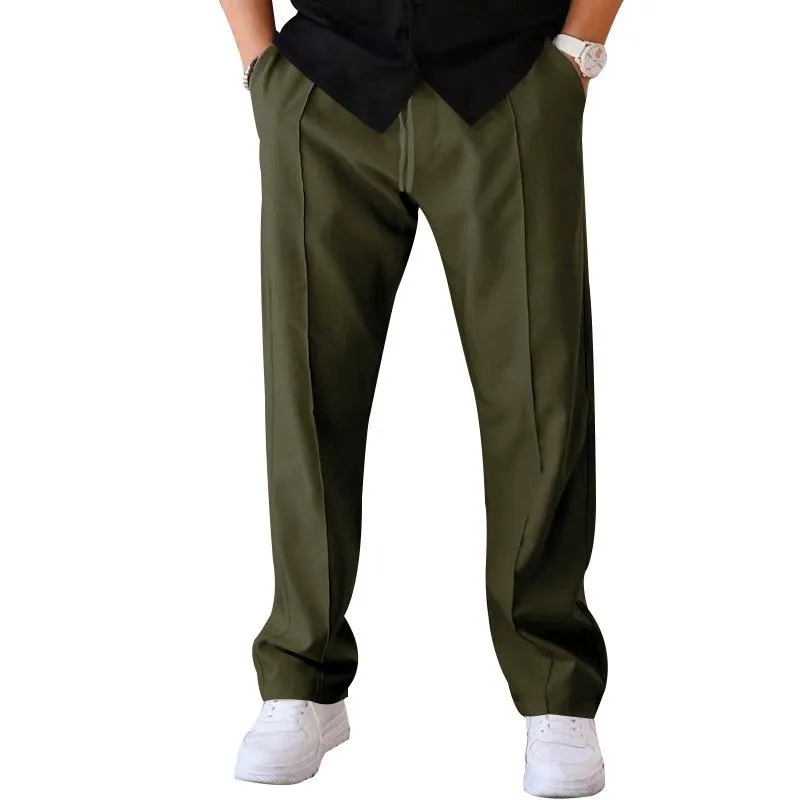 Men's Casual Loose Straight Elastic Waist Pants 37177029M sold by Manly product image thumbnail 4