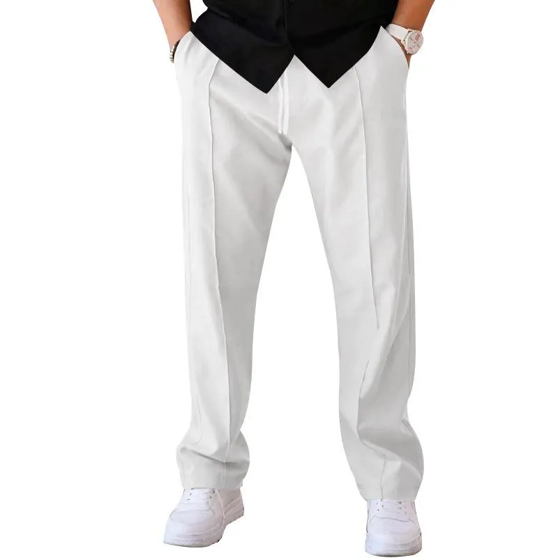 Men's Casual Loose Straight Elastic Waist Pants 37177029M sold by Manly product image thumbnail 2