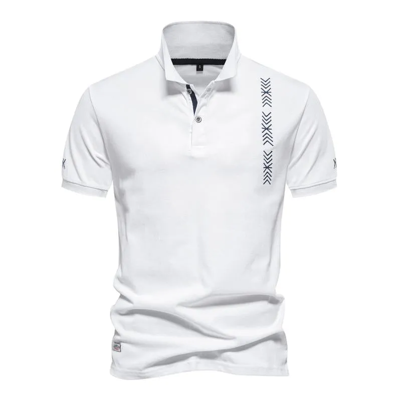 Men's Casual Lapel Breathable Embroidered Short Sleeve Polo Shirt 66336763M sold by Manly product image thumbnail 4