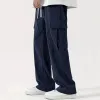 Men's Casual Corduroy Elastic Waist Loose Pants 74127337M sold by Manly