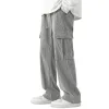 Men's Casual Corduroy Elastic Waist Loose Pants 74127337M sold by Manly