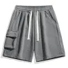Men's Casual Cotton Blended Thin Loose Sports Shorts 08583354M sold by Manly