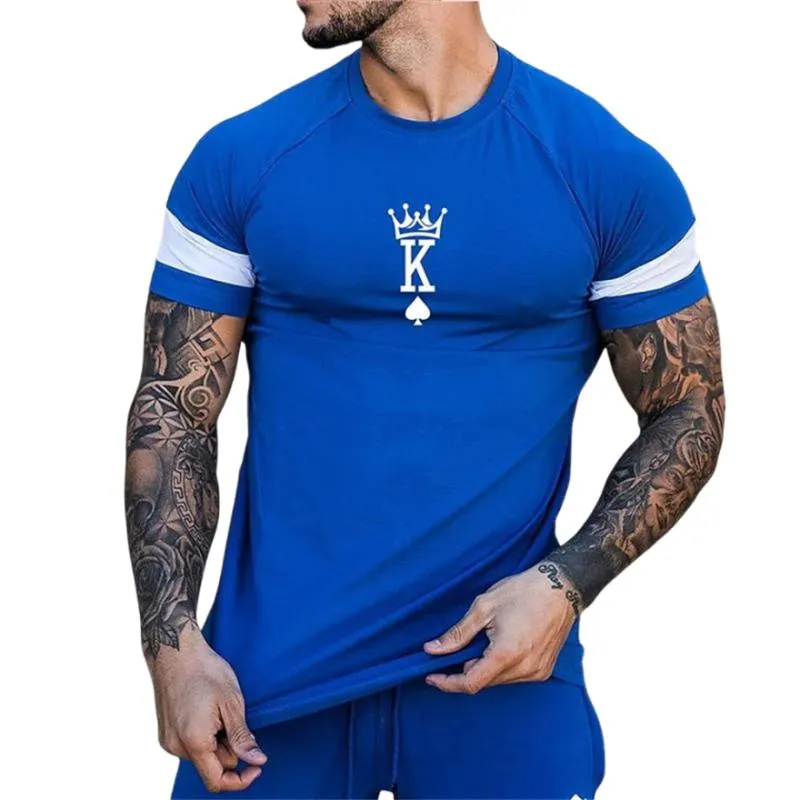 Men's Casual King Spade K Short Sleeve T-shirt 65394335TO sold by Manly