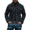 Men's Vintage Lapel Corduroy Zippered Slim Jacket 80175085M sold by Manly