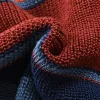 Men's Vintage Rainbow Stripe V-Neck Knit Sweater 10689080X sold by Manly