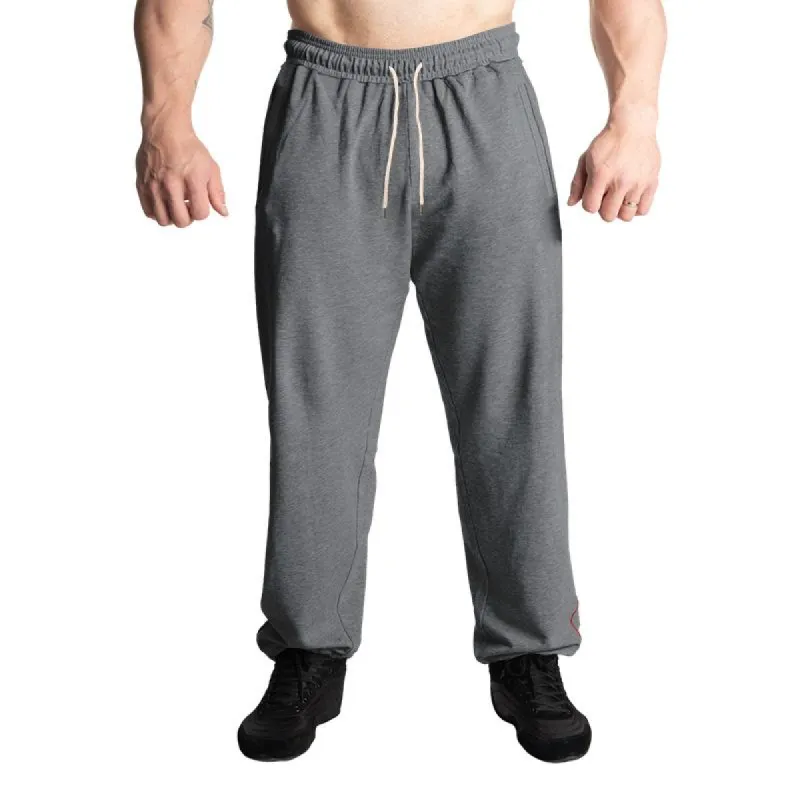 Men's Solid Color Elastic Waist Sports Pants 00493561Z sold by Manly