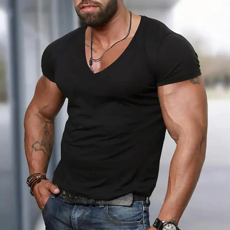 Men's V Neck Short Sleeve Casual T-shirt 39101803Z sold by Manly product image thumbnail 3