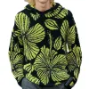 Men's Casual Loose Jacquard Hooded Pullover Long Sleeve Knitted Sweater 34928129M sold by Manly