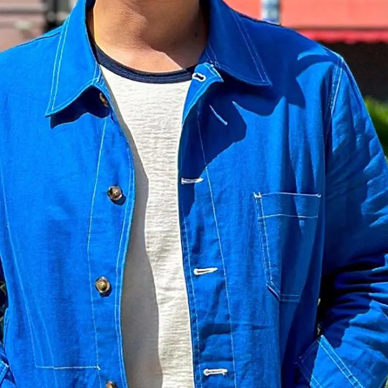 Men's Casual Vintage Solid Pocket Jacket 40858411TO sold by Manly product image thumbnail 3