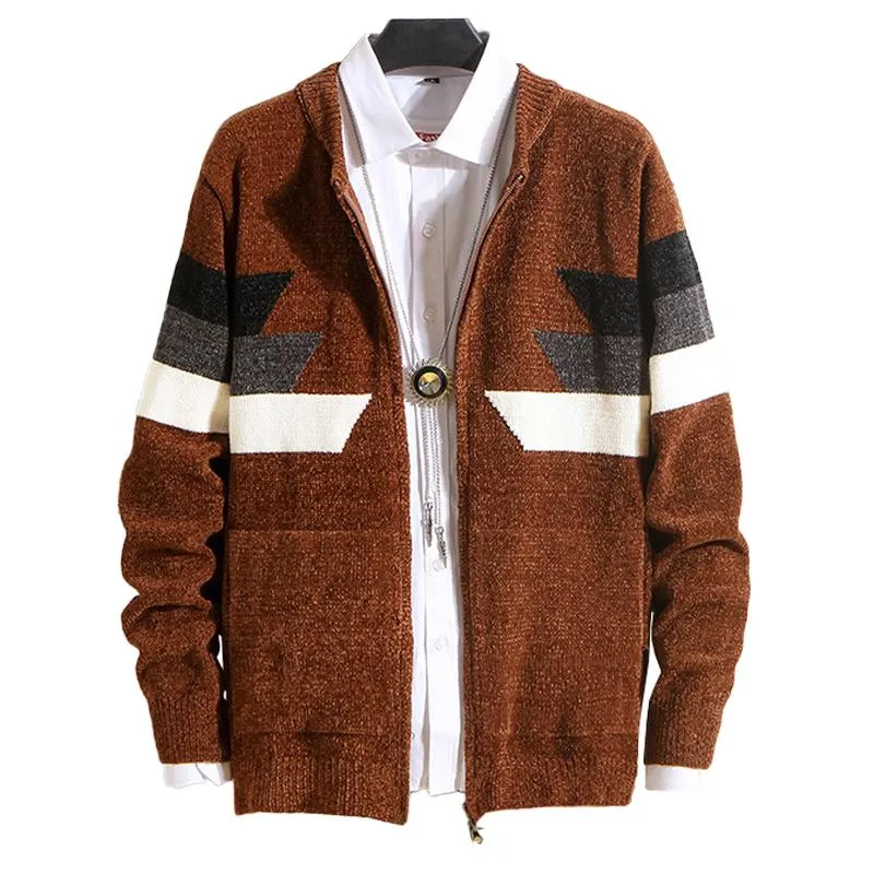 Men's Casual Stand Collar Zipper Long Sleeve Knitted Cardigan 39682678M sold by Manly product image thumbnail 4
